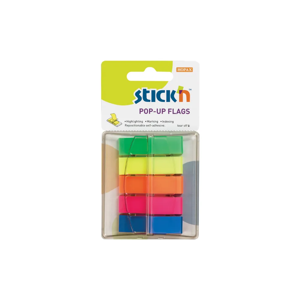 [4712759260296] Stick`n Pop-Up Flags Asst 26029 45mmx12mm