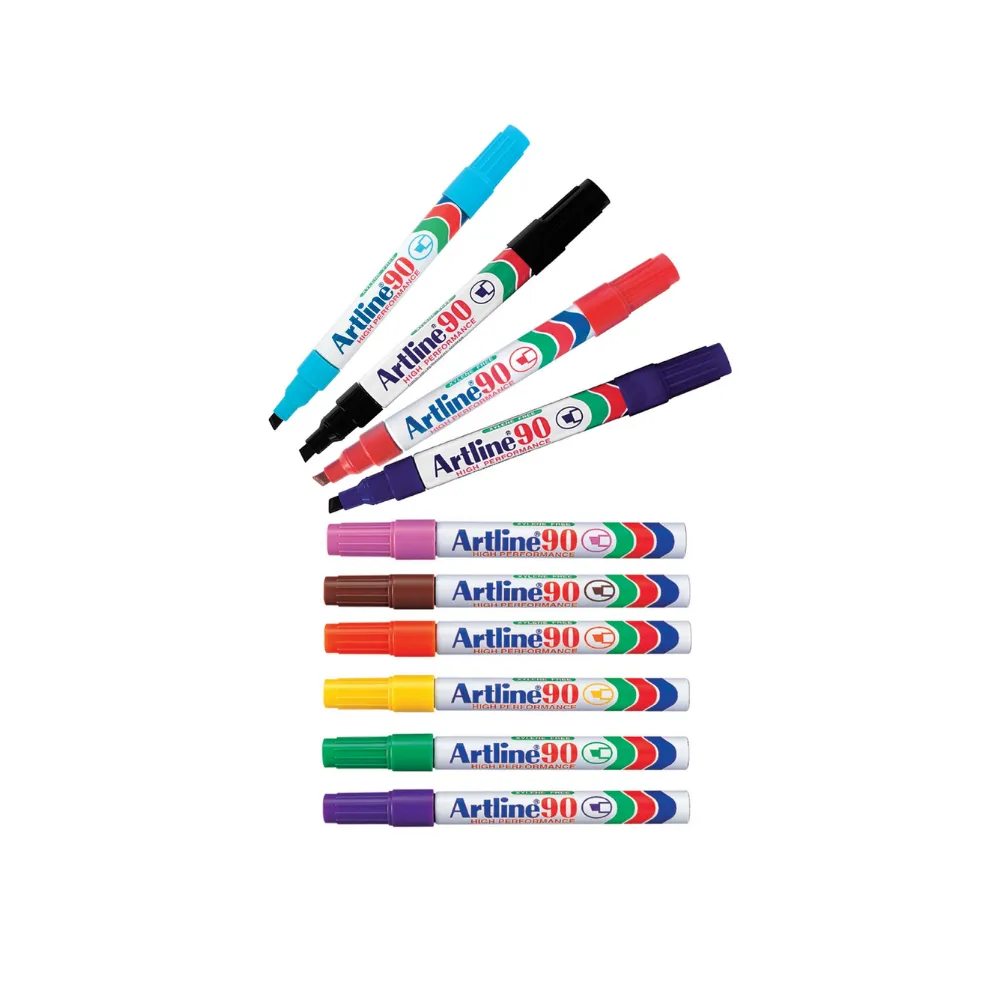 [4974052802553] Marker Permanent 90 Blue 12`s Box - Artline
