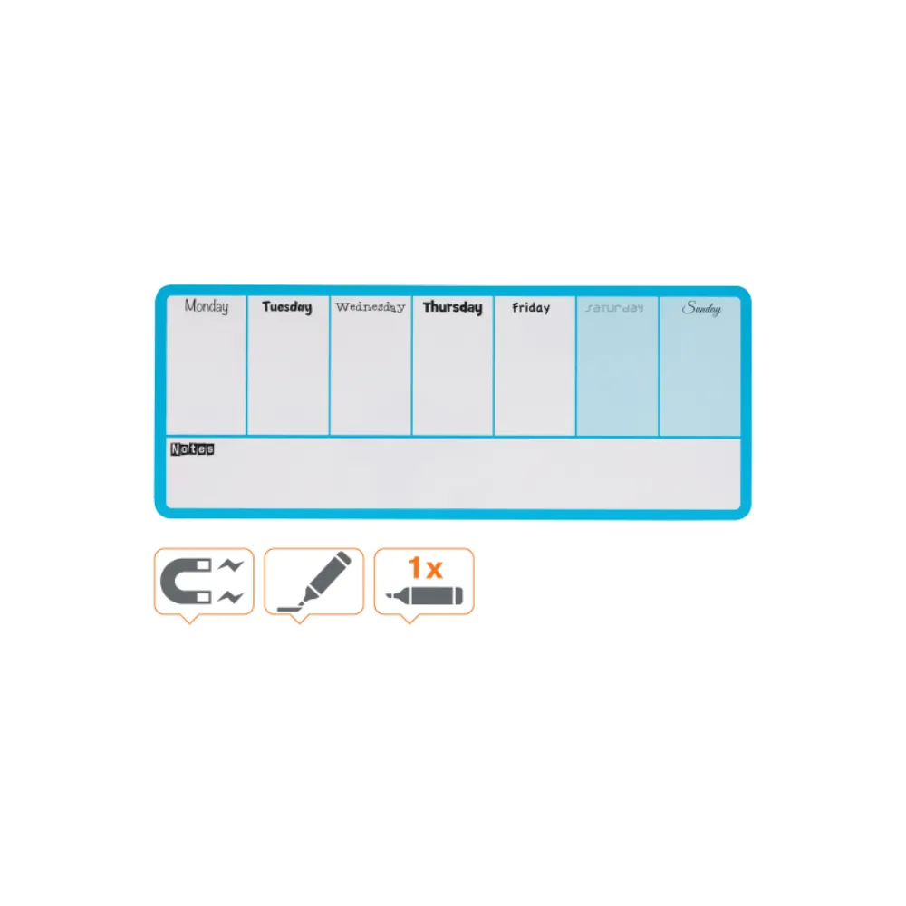 [5028252441599] Rexel Weekly Organiser Blue 140x360mm - Delete