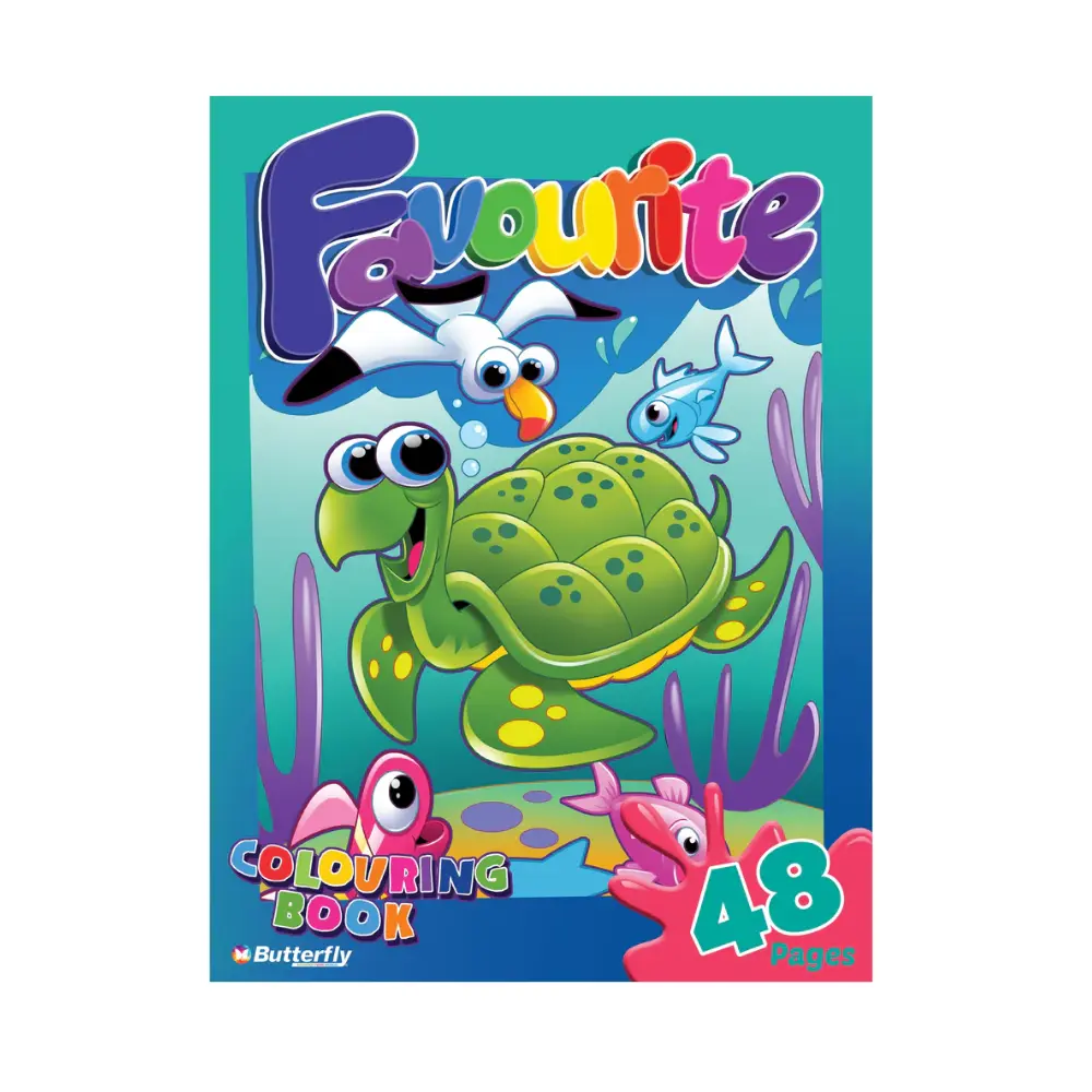 [6002242014788] Colouring Book 48p Favorite - Butterfly