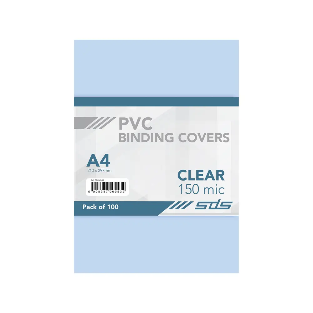 Covers Binding A4 Clear 150 Micron - Treeline