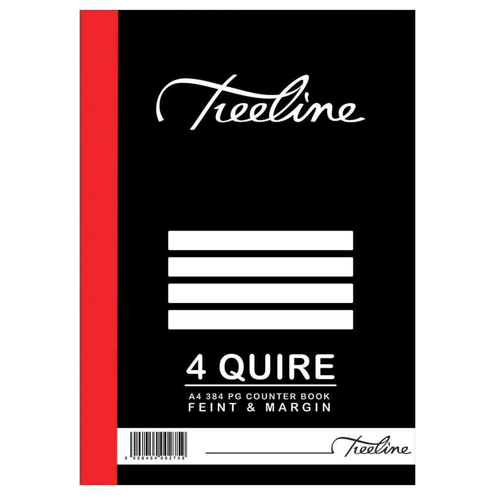 Book A4 384p F/M 4 Quire - Treeline