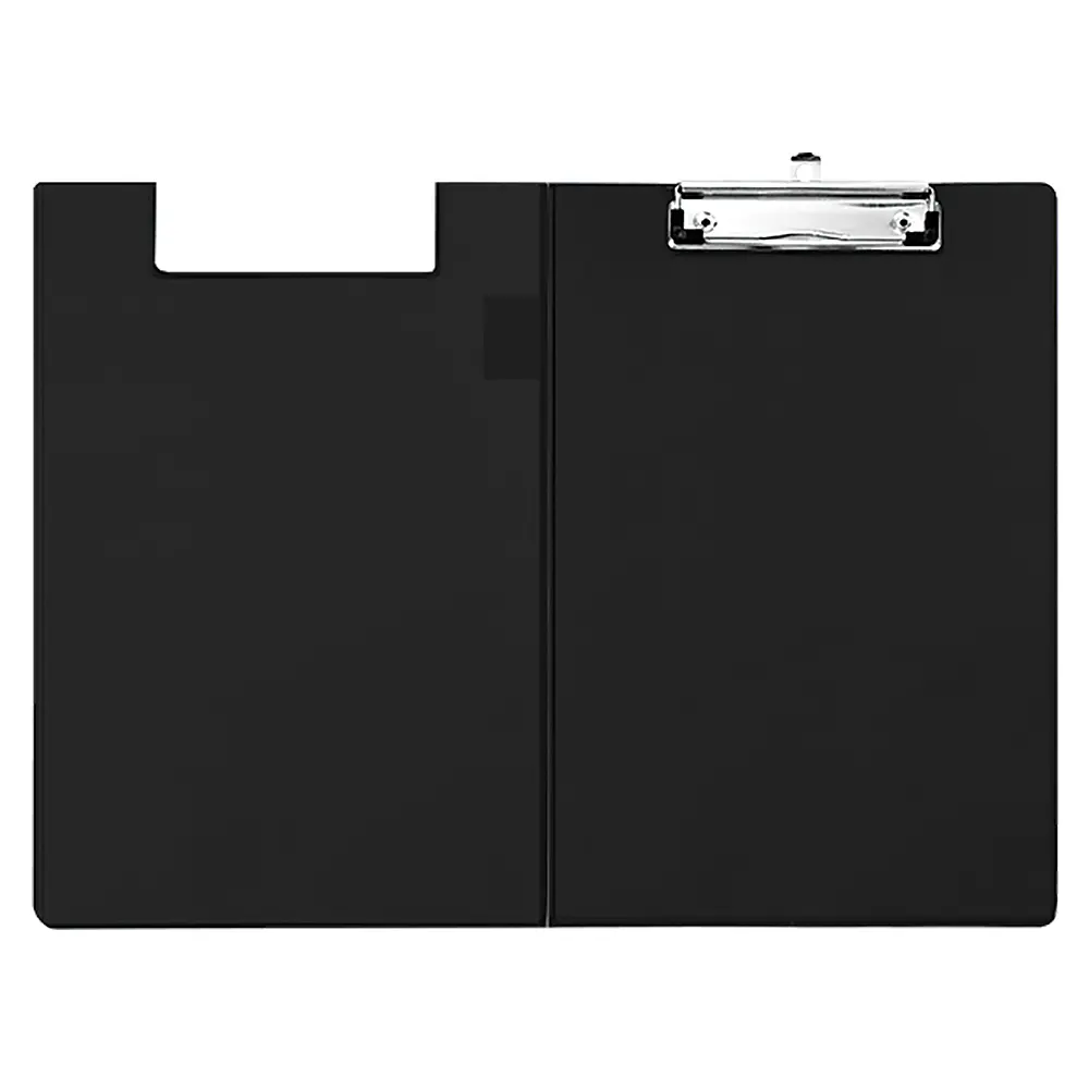 [6009707695117] Clipboard A4 Double Side T10 PVC Black - Treeline