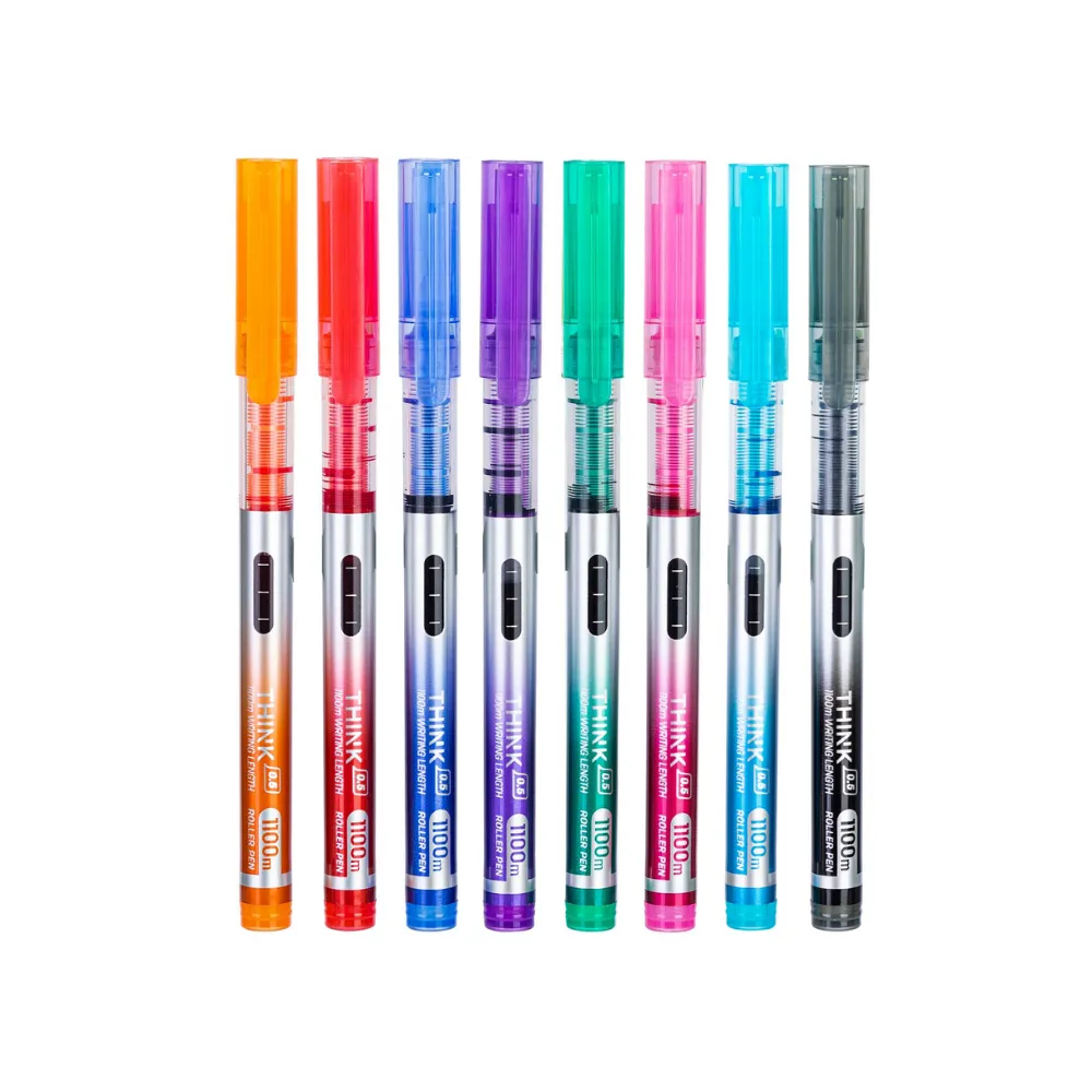 [6921734906069] Pen Roller Ball Think Orange Q300 - Deli 