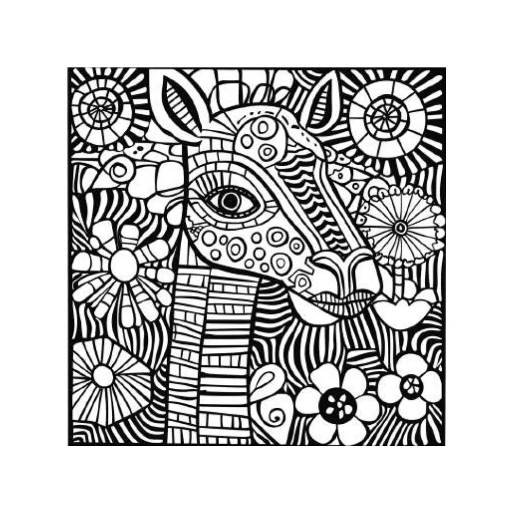 Giraffe`s Day Out 300x300 - iColor