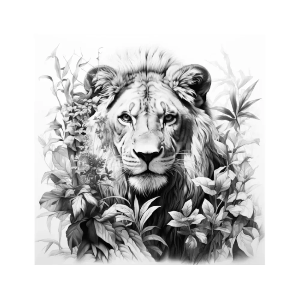 [759649404884] Leafy Lion 155x155 - iColor